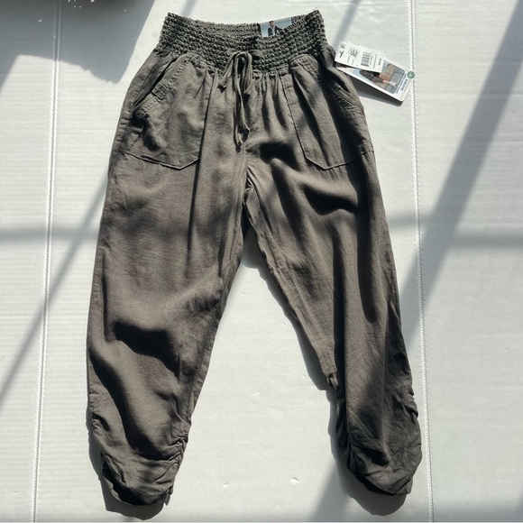 Rewash Cropped Ruched Jogger Soft Pants New Size Small - Picture 13 of 13